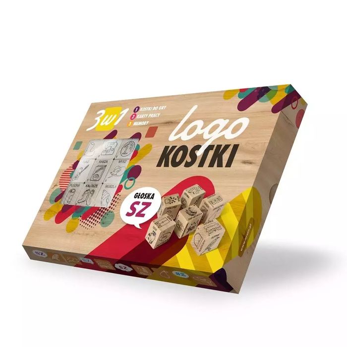 Logokostki. Głoska „sz” 3 w 1. Arson. Nowy Produkt