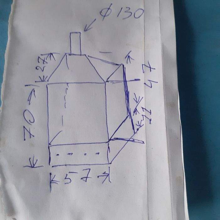 Камин, буржуйка 5 мм