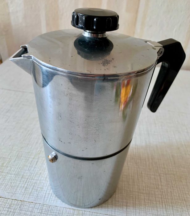 Кавоварка Гейзерна СССР Гарний стан 1л клеймо ЛЕМЗ