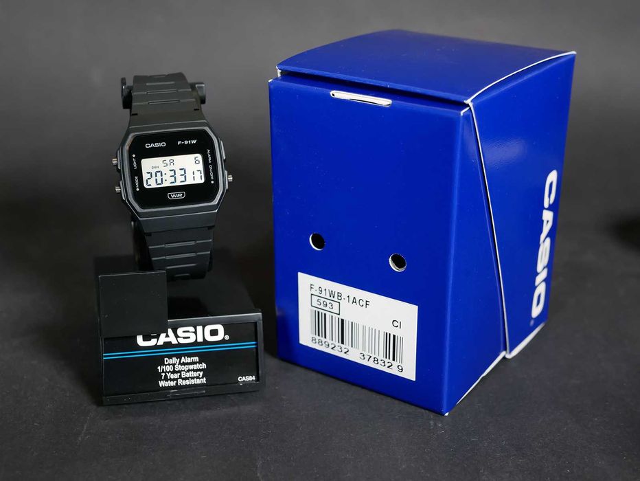 Casio F-91WB-1A Classic. Новый, с коробкой.