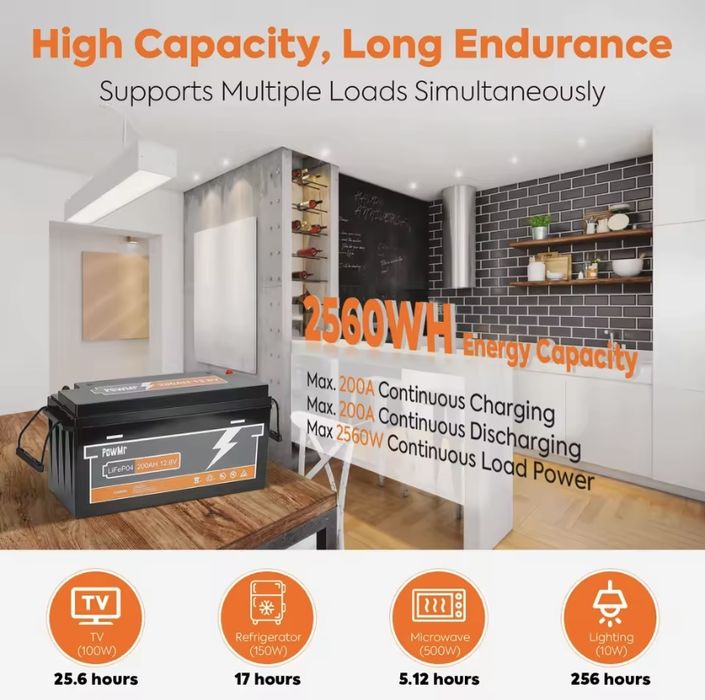 PowMr 24V 100Ah акумулятор