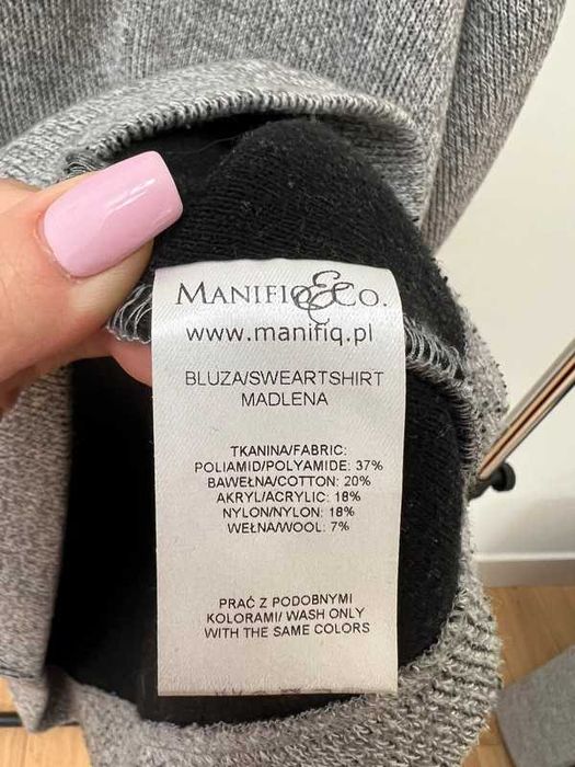 Manifiq & Co. szara bluza