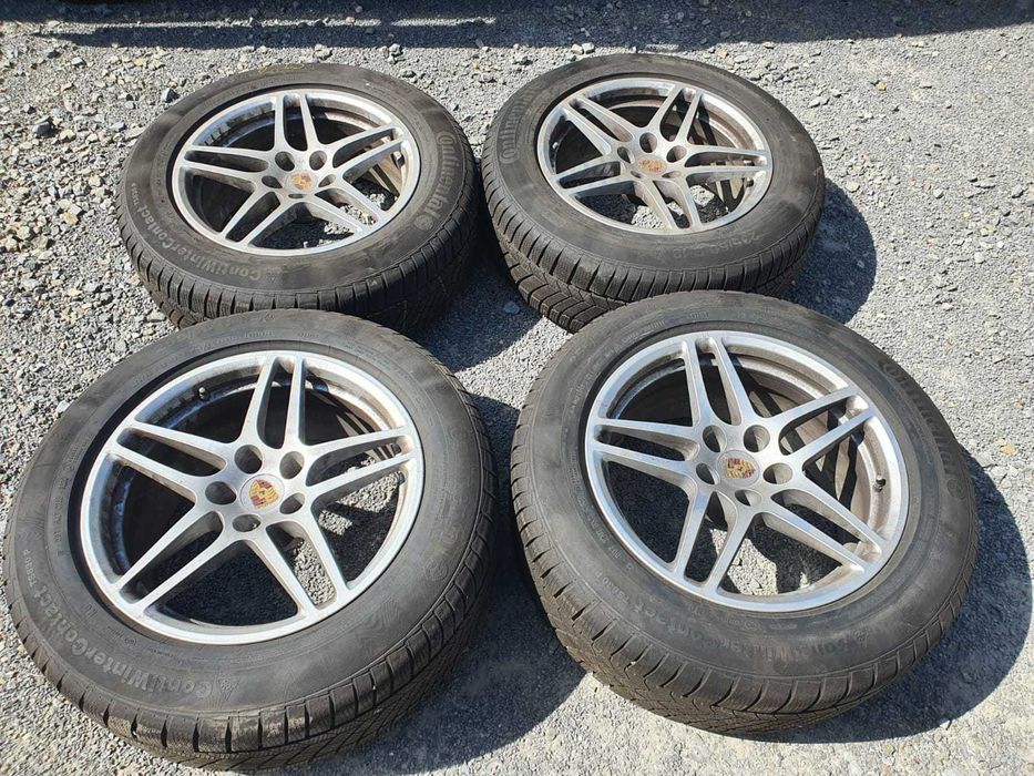 Alufelgi Felgi 18 Oryg PORSCHE 8Jx18 ET21 9Jx18 ET21 Opony Zimowe OPIS