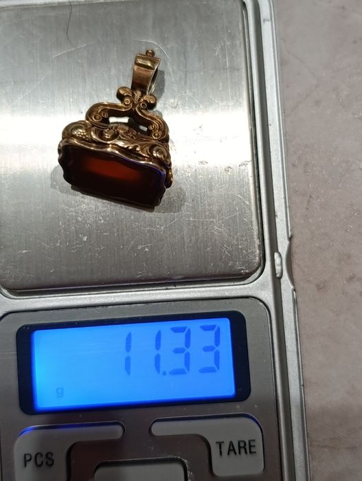 Антикварна підвіска ,печать