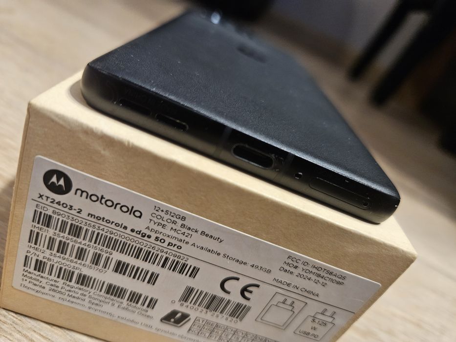 Motorola Edge 50 Pro 12GB/512GB - super stan, folia, komplet!