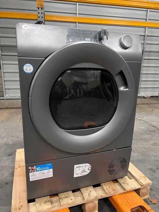 Suszarka do ubrań Candy RapidO Pro RP4 H7A2TRE-S Pompa ciepła / szara