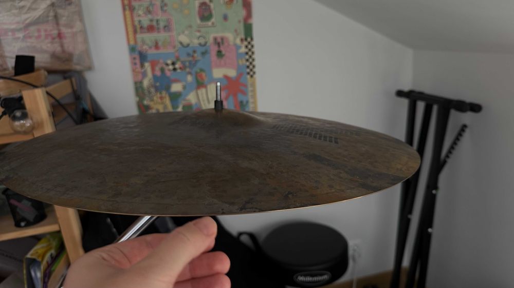 Zildjian 20" K Custom Left Side Ride Cymbal with Rivets