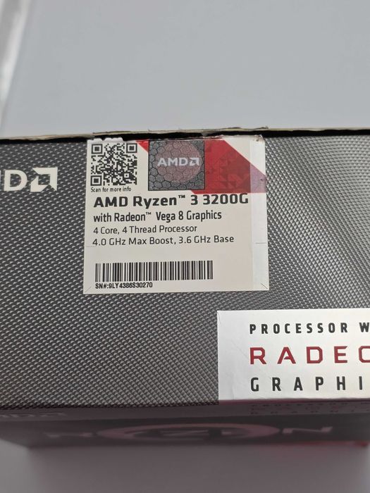 Procesor AMD Ryzen 3 3200G - GWARANCJA 6 miesięcy - WYSYŁKA