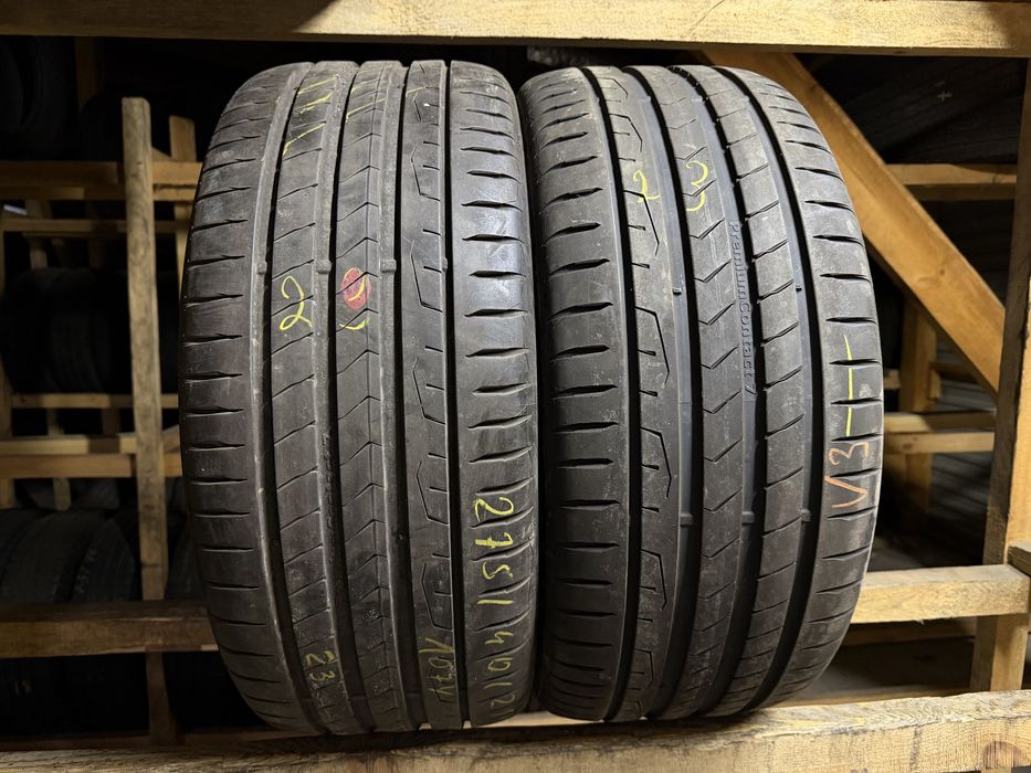 Шини літо 275/40R21 Continental Premium Contact7 2шт 23рік 6,5+мм