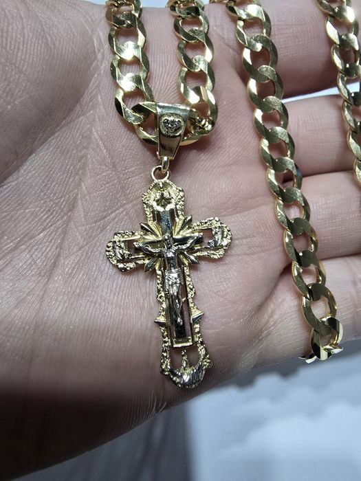 Nowy złoty Łańcuszek Pancerka Pr. 585 14K