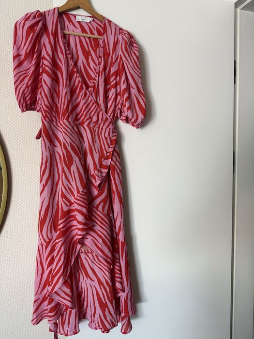 Kultowa sukienka Laurella zebra xs