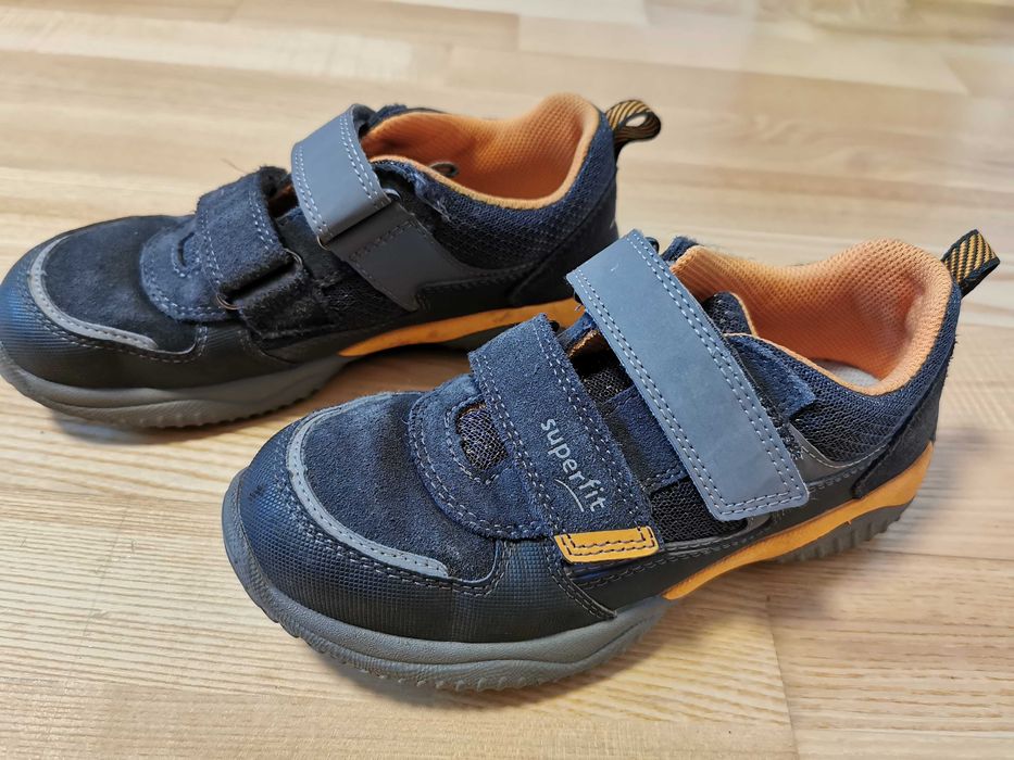 Superfit Sneakersy Superfit Grau/Orange ROZMIAR 33