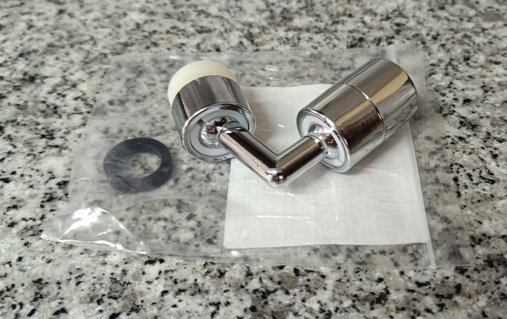 Peça de Torneira Rotativa para Cozinha ou casas de banho.