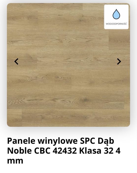 3 paczki Paneli winylowych SPC Dąb Noble CBC 42432 Klasa 32 4 mm