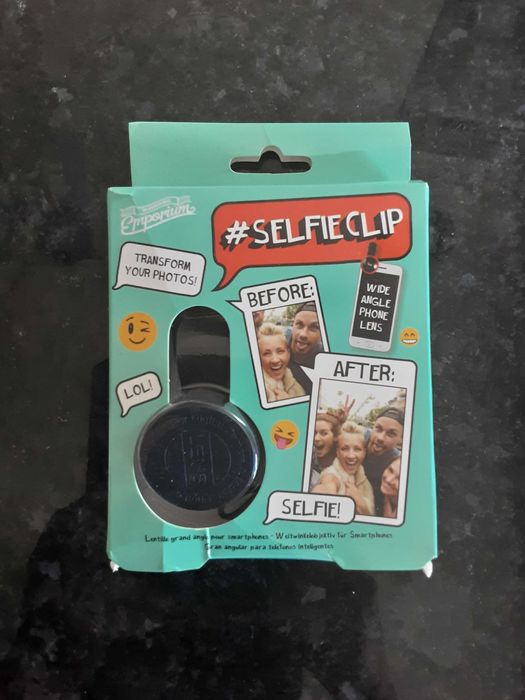 Selfie Clip/Lente Fotográfica Wide Angle para Smartphone (Como NOVA!)