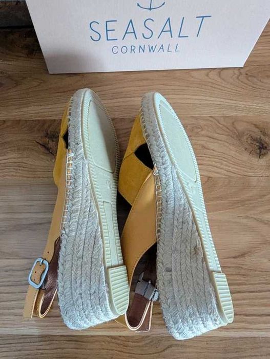 Seasalt Cornwall zamszowe espadryle 100% skóra naturalna 40/41