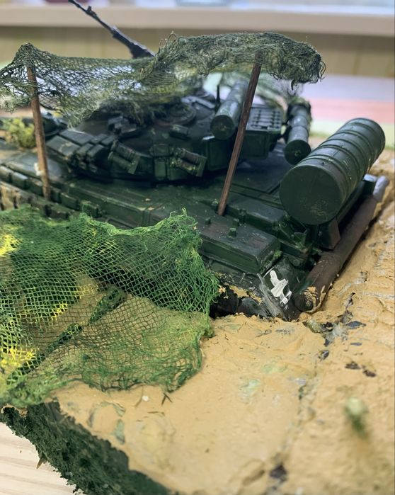 діорама танк т64 бв в капонірі 1/35