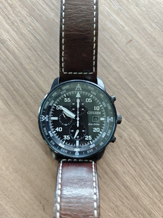 Citizen Eco-Drive Pilot / Aviator Chronograph – stan używany,