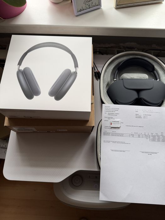 Sluchawki apple airpods max polnoc uzyte raz !Jak nowe
