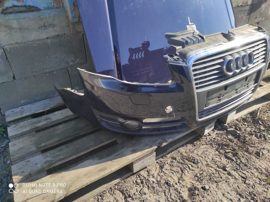 Audi a4 b7 LZ5A maska zderzak Xenon spryskiwacze lampa wzmocnienie