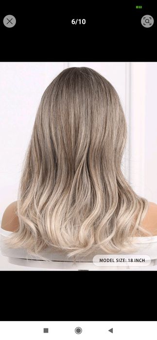 peruka długa nr.8 ombre blond