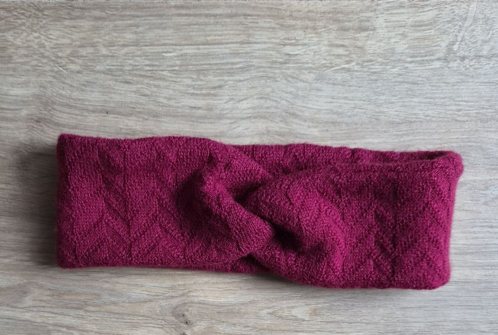 Simple wool opaska kobieca nowa merino
