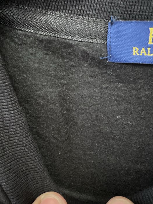 Sweat cardada preta Polo Ralph Lauren - NOVO