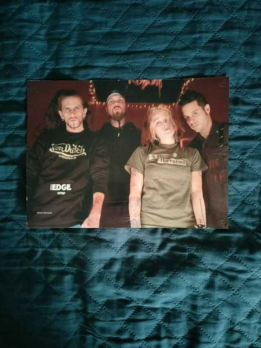 Póster A4 original da banda Otep – Início dos anos 2000