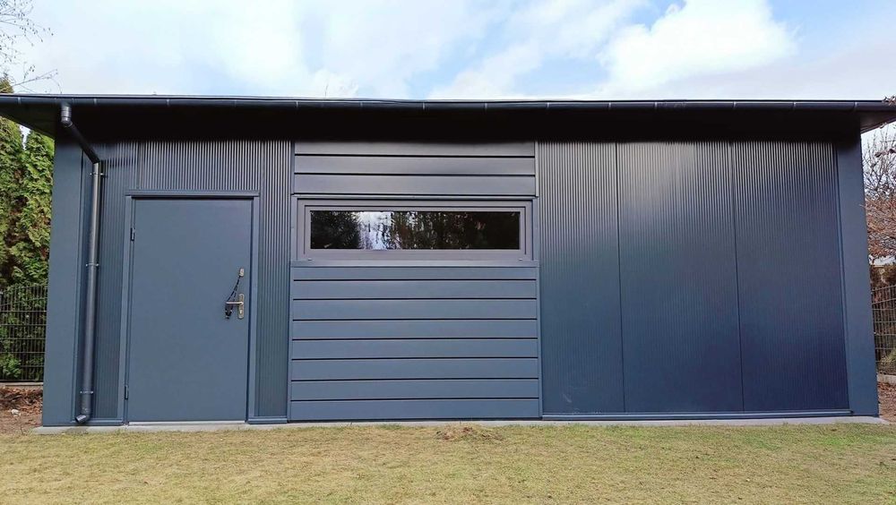 Garaż izolowany jednostanowiskowy, pomieszczenie gospodarcze warsztat