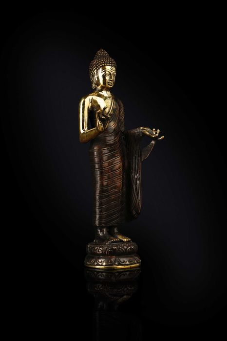 Бронзова декоративна статуетка «Будда, що оберігає»