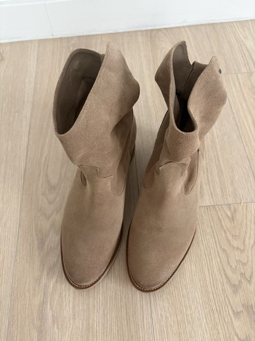botki Wojas 40 skóra naturalna jasny brąz