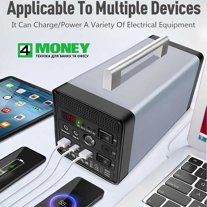 Портативный Power Bank СТАНЦИЯ 600W 150000 mAh Yachu + РОЗЕТКА 220V