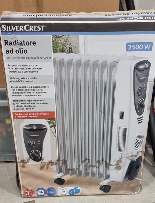 Radiador a óleo Silvercrest