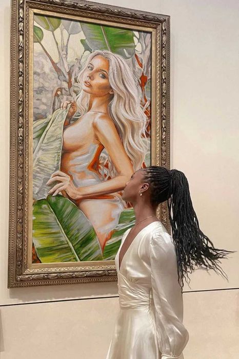 VibRaMy - NATURA Obraz Olejny 50x100 MALOWANY RĘCZNIE