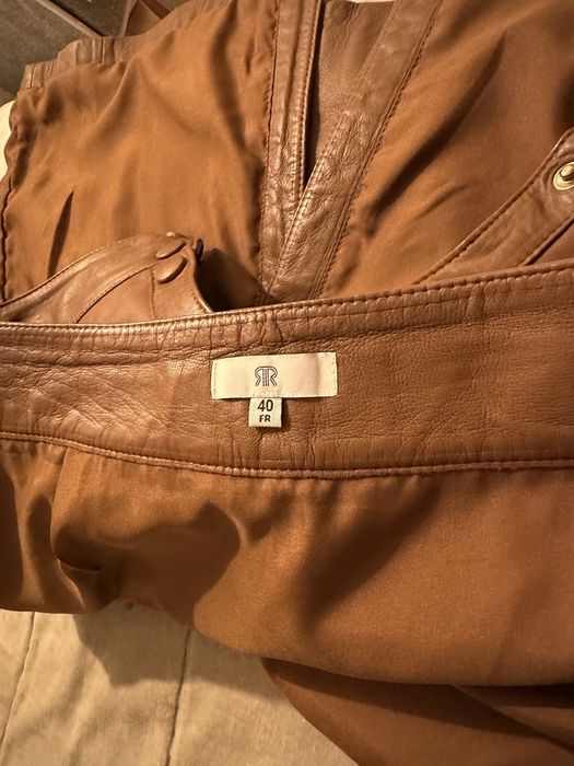 Saia em pele da La Redoute