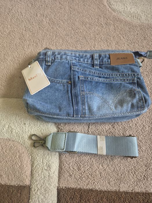 Torebka jeans damska