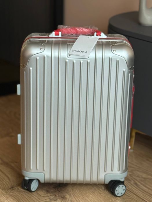 Rimowa twist cabin чемодан  / валіза ручна поклажа алюміній/red красный червоний