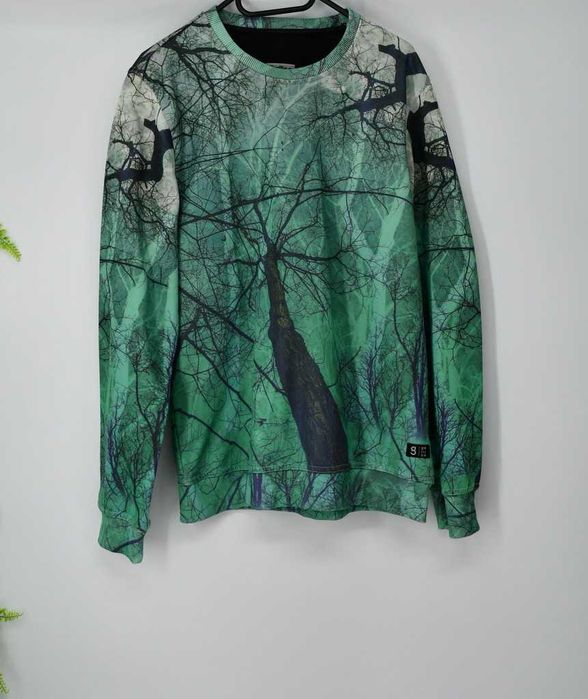 Bluza z  nadrukiem drzew Gallice L