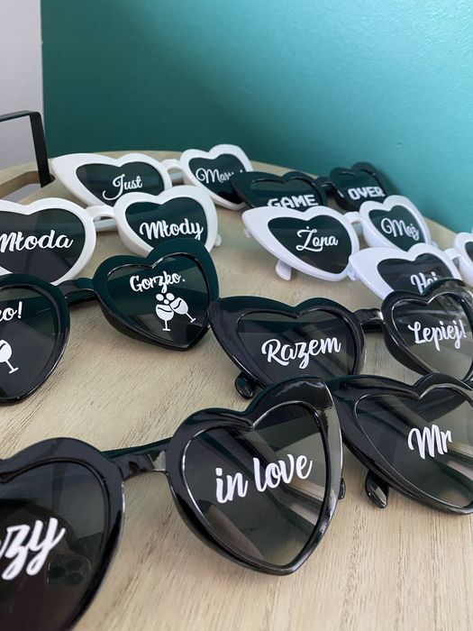Okulary personalizowane na wesele/panienski