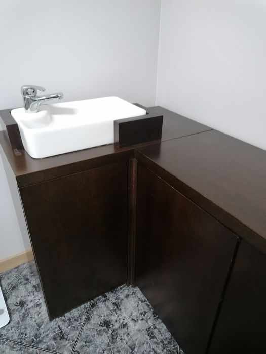 Móvel para gabinete de estética  226 x40 com lavados