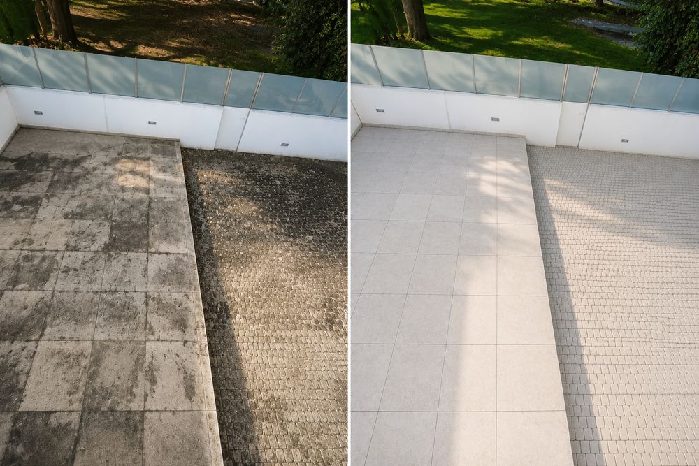 limpeza profissional a jato de alta pressão