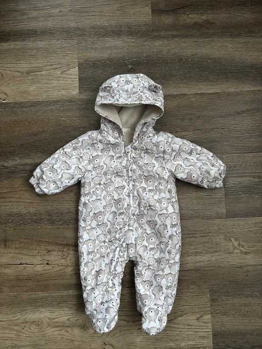 Next kombinezon dziecięcy wiosenny w misie z polarem w środku - 3 msc