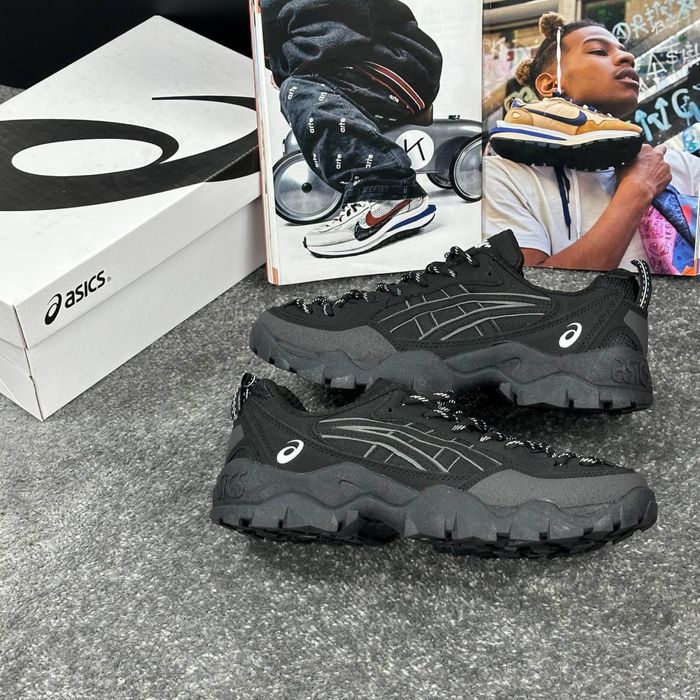 Кросівки Asics Gel-Pickax Black • Чорні Кросівки Асікс Нові • Чоловічі