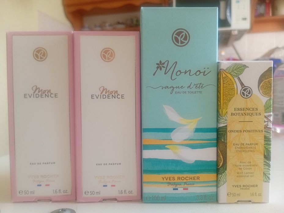 Парфюмерная вода Monoi,Mon Evidence,Ondes positives Yves Rocher, Ив Роше