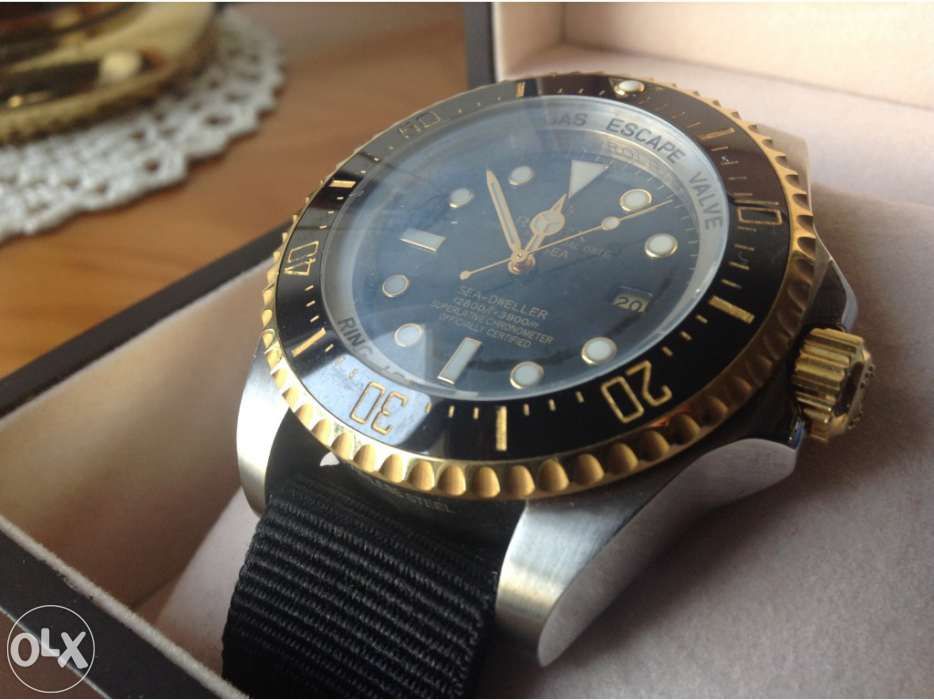 Deep sea dual metal bezel ceramica