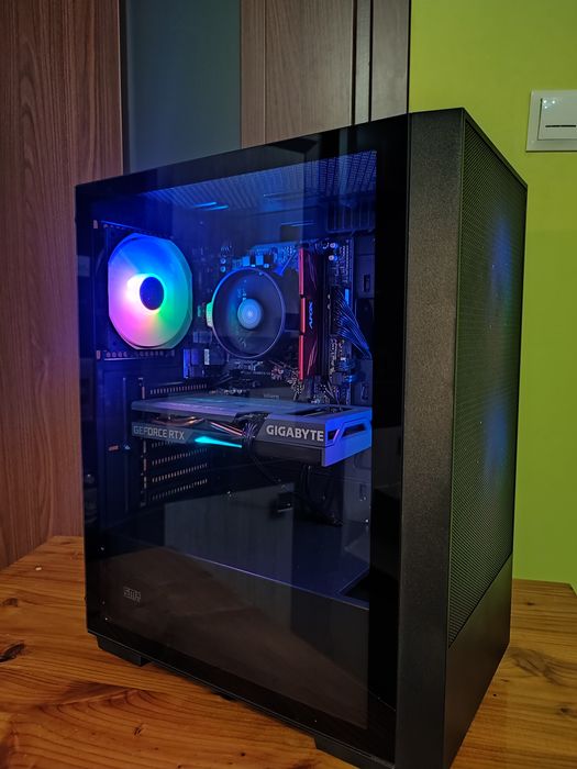 Komputer do gier/ RTX 3060TI / Ryzen 5 5600X /16GB RAM 3200 Gwarancja!