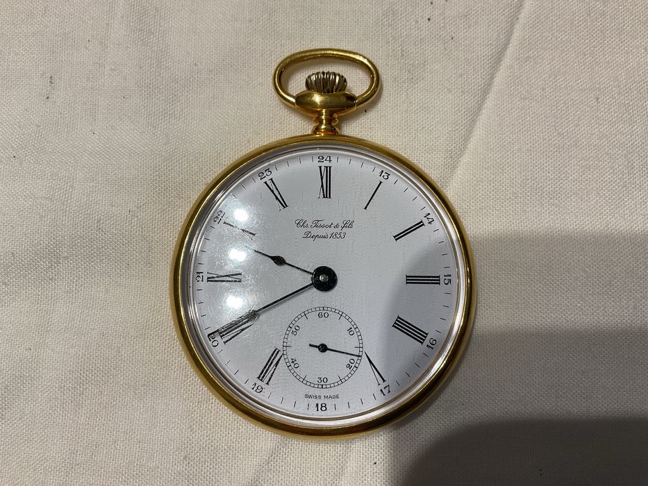 Relogio bolso Charles Tissot & Fils movimento Y511.210