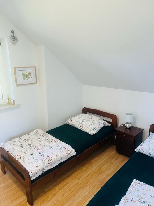 Domek Dom na Mazurach nad jeziorem nad lasem cisza spokój balia