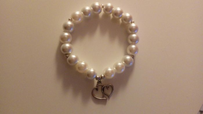 Bransoletka perły z zawieszką