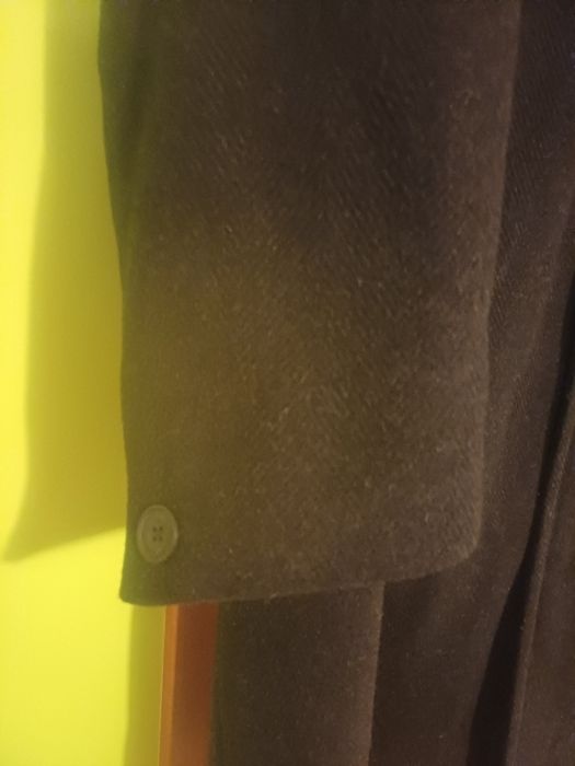 Płaszcz męski gruby rozmiar 46 wełna kaszmir